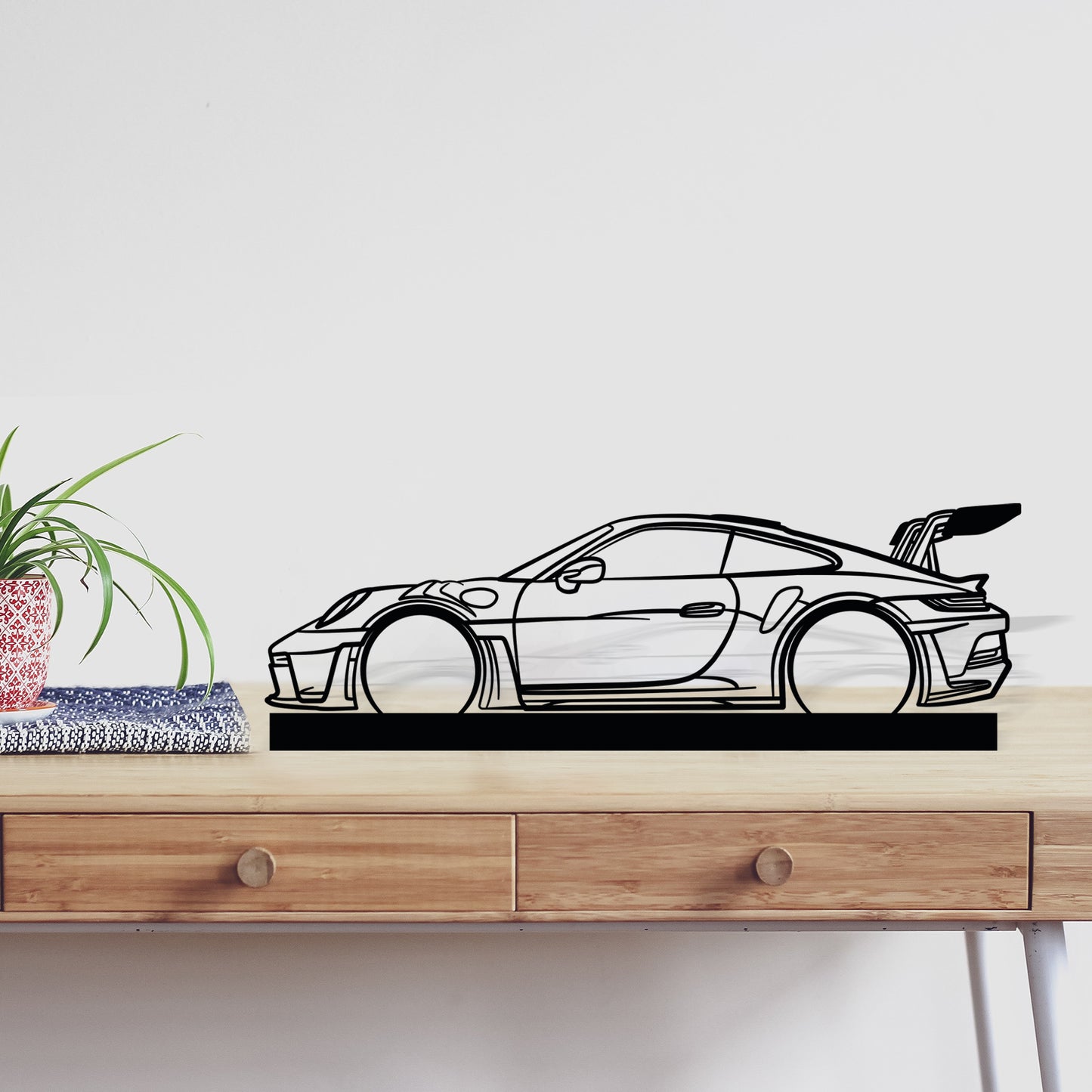 Your Custom Car Standing Silhouette Metal Art