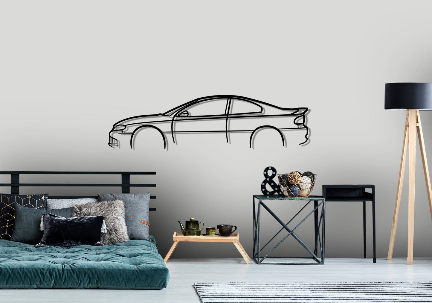 2003 Holden VY HSV GTO Classic Silhouette Metal Wall Art