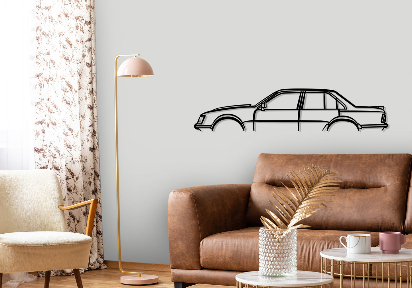1983 Holden Commodore VH SS Group 3 Classic Silhouette Metal Wall Art