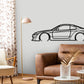 1999 Nissan Silvia S15 Detailed Silhouette Metal Wall Art