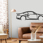 2012 Porsche 911 Turbo S Detailed Metal Wall Art