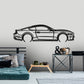 2019 FN Mustang GT Detailed Silhouette Metal Wall Art