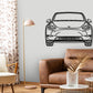 2022 Tesla Model Y Front Silhouette Metal Art Stand