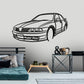 2002 Magna vrx - Front Angle Silhouette Metal Wall Art
