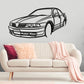 2002 Magna vrx - Front Angle Silhouette Metal Wall Art