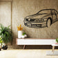 2002 Magna vrx - Front Angle Silhouette Metal Wall Art