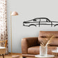 1972 Australian VH Charger - Classic Silhouette Metal Wall Art