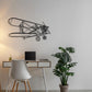 Model 75 Silhouette Metal Wall Art
