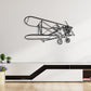 Model 75 Silhouette Metal Wall Art