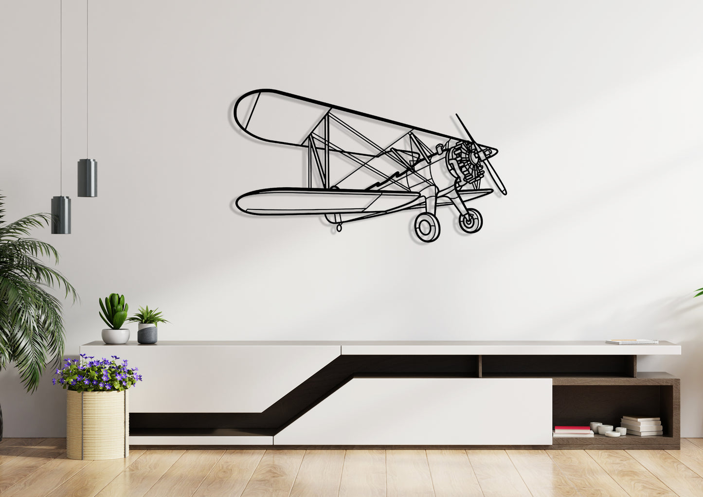 Model 75 Silhouette Metal Wall Art