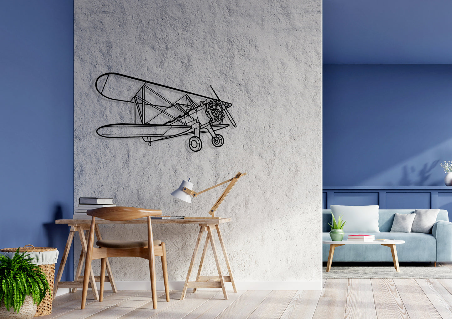 Model 75 Silhouette Metal Wall Art