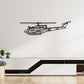 UH-1N-Huey Silhouette Metal Wall Art