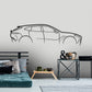2022 Aston Martin DBX 707 Classic Silhouette Metal Wall Art
