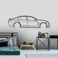 Holden HSV-VF ClubSport Detailed Silhouette Metal Wall Art