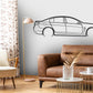 Holden HSV-VF ClubSport Detailed Silhouette Metal Wall Art