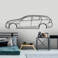 2009 Holden VE Calais V Wagon Detailed Silhouette Metal Wall Art