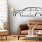 2009 Holden VE Calais V Wagon Detailed Silhouette Metal Wall Art