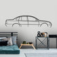 1999 Holden Grange Classic Silhouette Metal Wall Art