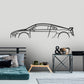 R8 Mk2 Classic Silhouette Metal Wall Art