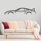 Supra Mk4 Classic Silhouette Metal Wall Art